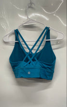 Load image into Gallery viewer, Lululemon Womens Energy Longline Blue Crossback Strap Sports Bra Size 8