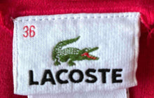 Load image into Gallery viewer, Lacoste Womens Pink Long Sleeve Round Neck Pullover T-Shirt Size 36