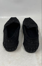 Load image into Gallery viewer, Toms Womens Black Sequin Round Toe Casual Slip-On Ballet Flats Size 10