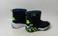 Load image into Gallery viewer, Skechers Kids Megacraft 3.0 402184L BBLM Black Neon Green Winter Boots Size 1.5