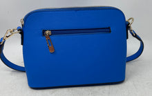 Load image into Gallery viewer, Kate Spade New York Womens Blue Leather Detachable Strap Zip Top Crossbody Bag