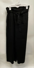 Load image into Gallery viewer, Banana Republic Womens Black Tie-Waist Wide-Leg Paperbag Pants Size 6P