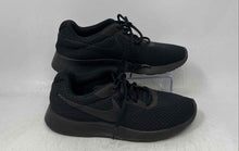 Load image into Gallery viewer, Nike Womens Tanjun DJ6257-002 Black Lace-Up Low Top Sneakers Shoes Size 8.5