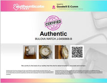 Load image into Gallery viewer, Authentic Bulova Women's Silver Tone/Gold Tone Watch. Weight 38g