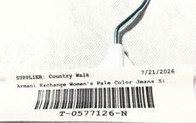 Load image into Gallery viewer, Armani Exchange Womens Pale Gray Classic 5-Pocket Design Belt Loops Mom Jeans 30