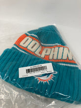 Load image into Gallery viewer, NFL Mens Blue Miami Dolphins 2024 Sideline Sport Knit Beanie Cap