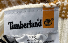 Load image into Gallery viewer, Timberland Womens Brown And Beige Plaid Rectangle Scarf One Size With Tag