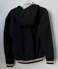 Load image into Gallery viewer, Hugo Boss Boys Black Long Sleeve Full-Zip Hooded Bomber Jacket Size 16-M