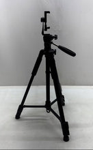 Load image into Gallery viewer, Regetek Black 3-Way Pan Head Leg Angle Adjustment Portable Tripod For Camera