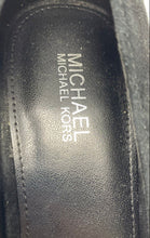 Load image into Gallery viewer, Michael Kors Womens Porter Flex Black Round Toe Block Pump Heels Size 7