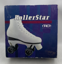 Load image into Gallery viewer, Roller Derby Womens Roller Star White Lace-Up Roller Skates Size 7 With Box