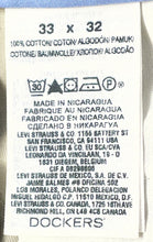 Load image into Gallery viewer, Dockers Mens Beige Pockets Straight Leg Dress Pants Size 33X32