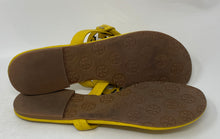 Load image into Gallery viewer, Authentic Tory Burch Womens Miller Yellow Leather Open Toe Thong Sandals Sz 7.5M