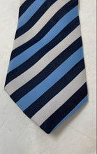 Load image into Gallery viewer, Italian Style Mens Multicolor Striped Adjustable Pointed Tie One Size