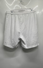 Load image into Gallery viewer, Hugo Boss Mens White Drawstring Waist Ribbed Waffle-Knit Sweat Shorts Size Large