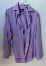 Load image into Gallery viewer, Hugo Boss Mens Pink Blue Plaid Long Sleeve Regular Fit Dress Shirt Size 15 1/2