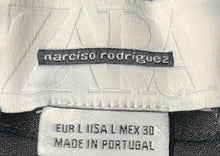 Load image into Gallery viewer, Zara Narciso Rodriguez Womens Black Side Zip Straight Leg Trouser Pants Size L