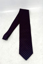 Load image into Gallery viewer, Bill Blass Mens Red And Black Polka Dot Adjustable Long Formal Designer Tie