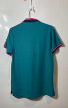 Load image into Gallery viewer, Psycho Bunny Mens Blue Spread Collared Short Sleeve Polo Shirt Size 3