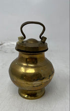 Load image into Gallery viewer, Vintage Collectible Brass Indian Priest Sadhu Kamandal Holy Water Pot Small