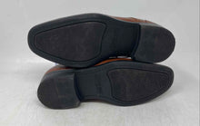 Load image into Gallery viewer, Stacy Adams Boys Brown Leather Lace-Up Low Top Wingtip Oxford Dress Shoes Sz 3M