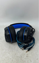 Load image into Gallery viewer, Nivava K7 Pro Black Blue 3.5mm Jack Wired Ear-Cup Over The Ear Gaming Headset