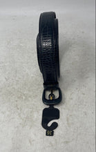 Load image into Gallery viewer, Jaeger Mens Black Leather Classic Adjustable Strap Waist Belt Size 85/34