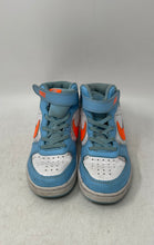 Load image into Gallery viewer, Nike Unisex Kids Court Borough Mid 2 White Blue Sneakers Shoes Size 13.5C