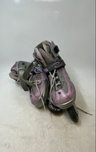 Load image into Gallery viewer, Roller Derby Womens Hybrid Elite G900 Gray Pink Anti-Shock Inline Skates Size 8