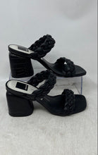 Load image into Gallery viewer, Dolce Vita Womens Paily Black Leather Double Braided Strap Slide Sandals Size 6