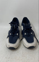 Load image into Gallery viewer, Michael Kors Womens Liv Trainer Blue White Monogram Lace-Up Sneaker Shoes Sz 7.5