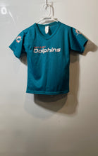 Load image into Gallery viewer, Boys Blue Short Sleeve V-Neck Miami Dolphins Football-NFL Pullover T-Shirt Sz S