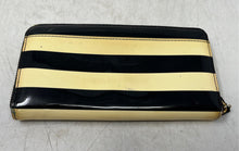 Load image into Gallery viewer, Kate Spade New York Womens Penn Valley Neda Yellow Black Zip-Around Wallet