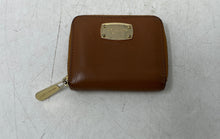 Load image into Gallery viewer, Michael Kors Womens Jet Set Brown Leather Inner Pockets Zip-Around Wallet
