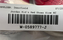 Load image into Gallery viewer, Nike Kids Air Jordan Max Aura 4 DQ8402-601 Red Hook & Loop Sneaker Shoes Size 6C