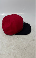 Load image into Gallery viewer, Michael Jordan Kids Red Black Prominent Jumpman Logo Adjustable Snapback Cap