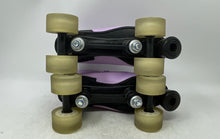 Load image into Gallery viewer, Unbranded Unisex Purple Faux Leather Lace-Up Roller Skates Size EUR 38