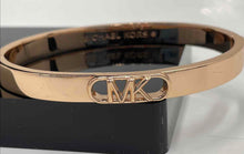 Load image into Gallery viewer, Michael Kors Women's Rose Gold-Tone Bangle Bracelet, Classic Minimalist Style