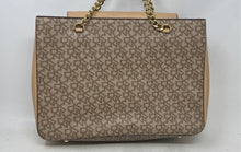 Load image into Gallery viewer, DKNY Womens Brown Inner Pockets Double Handle Bottom Studs Tote Handbag With Tag