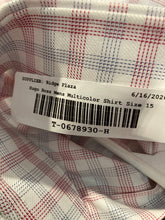 Load image into Gallery viewer, Hugo Boss Mens Multicolor Collared Long Sleeve Dress Shirt Size 15