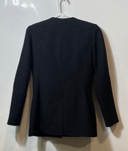 Load image into Gallery viewer, Style Paris By Susan Sutherland Womens Black Long Sleeve Wool Jacket No Size
