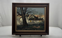 Load image into Gallery viewer, Serigraph On Canvas Oil Painting Collectible Farm Farmhouse By H. Hargrove
