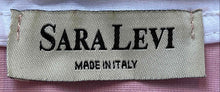 Load image into Gallery viewer, Sara Levi Womens Pink White Long Sleeve Collared Blouse Top Size 13