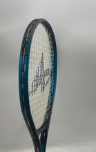 Load image into Gallery viewer, Athletech Adult Black And Blue Geometric Wing Lightweight Tennis Racket