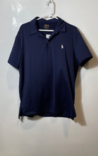 Load image into Gallery viewer, Polo Ralph Lauren Mens Blue Short Sleeve Collared Performance Polo Shirt Size L