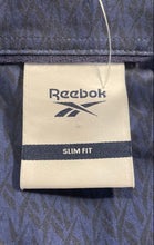 Load image into Gallery viewer, Reebok Mens Blue Collared Slim Fit Long Sleeve Dress Shirt Size XL 17-17.5