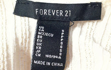 Load image into Gallery viewer, Forever 21 Womens White Sleeveless Ribbed Textured Bodysuit Blouse Top Size S
