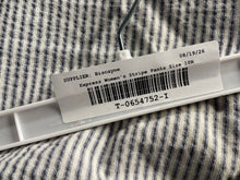 Load image into Gallery viewer, Express Womens Columnist Blue White Striped Mid Rise Ankle Pants Size 10R