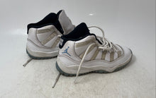 Load image into Gallery viewer, Nike Kids Air Jordan 11 378039-104 White Blue Lace-Up Sneakers Shoes Size 12C