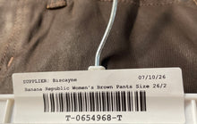 Load image into Gallery viewer, Banana Republic Womens Brown Denim Pockets Bootcut Leg Jeans Size 26/2